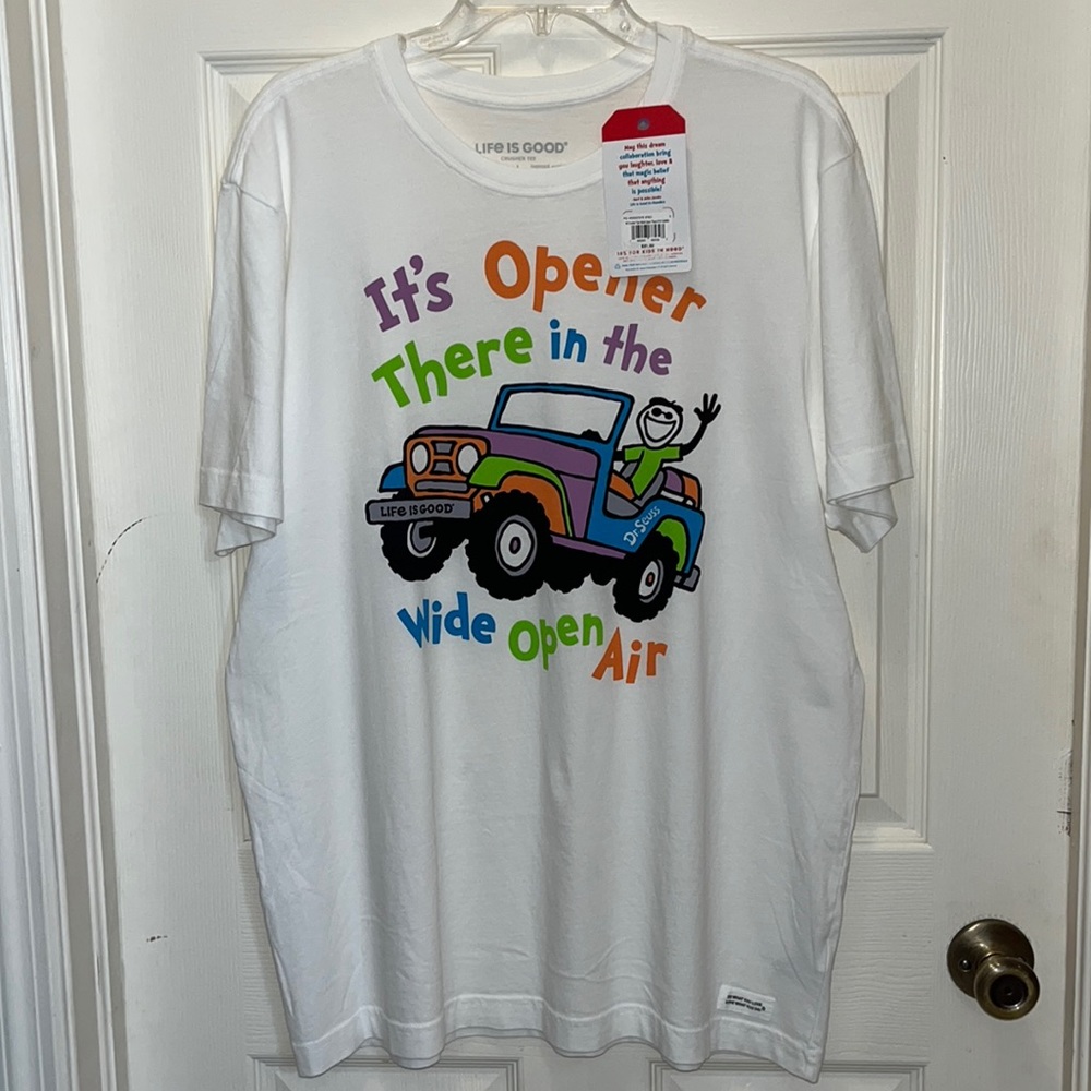 Jake in a Jeep. Mens tee